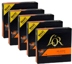 Pack 5 X 20 Capsules Compatibles Nespresso® Delizioso - L'OR ESPRESSO