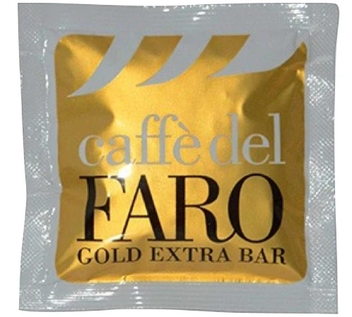 150 Dosettes ESE Gold Extra Bar - CAFFE DEL FARO 3 150 Dosettes ESE Gold Extra Bar - CAFFE DEL FARO