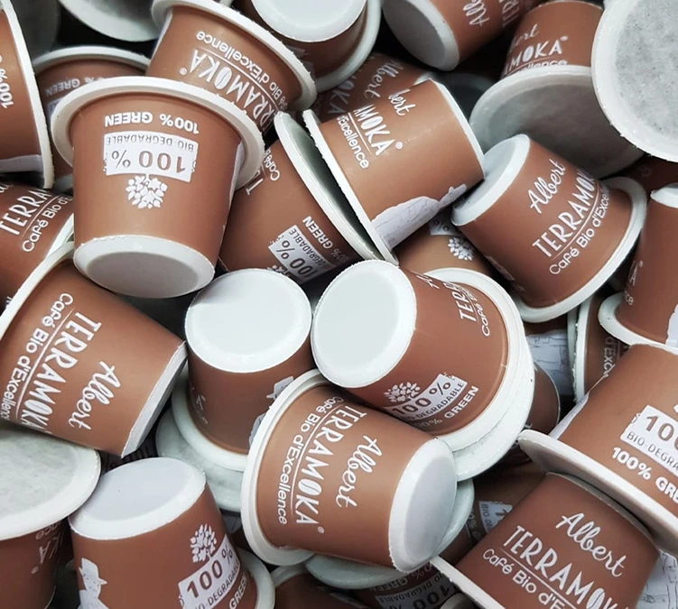 300 Capsules Monsieur Albert Bio Compostables Compatibles Nespresso® -TERRAMOKA 3 300 Capsules Monsieur Albert Bio Compostables Compatibles Nespresso® -TERRAMOKA