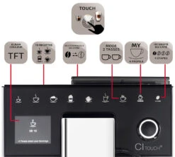 Melitta Caffeo CI-Touch Noire F630-102 Garantie 3 Ans 11 Melitta Caffeo CI-Touch Noire F630-102 Garantie 3 Ans -Kafftec Magasin 3 melitta caffeo ci touch f630 102