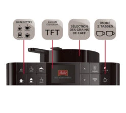 Melitta Caffeo Varianza CSP Inox F580-100 Garantie 3 Ans -Kafftec Magasin 3 melitta caffeo varianza f580 100