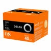 Pack XL - 40 Capsules AQtivus N°8 - DELTA Q -Kafftec Magasin 40 cpas oranges 1