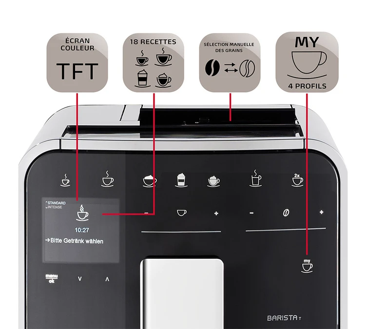 Melitta Barista T Smart Connectée Inox F840-100 Garantie 3 Ans 6 Melitta Barista T Smart Connectée Inox F840-100 Garantie 3 Ans – Image 4