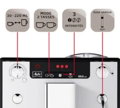 Melitta Caffeo Solo & Milk Argent E 953-102 MaxiPack -Kafftec Magasin 4 melitta caffeo solo e953 102