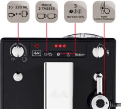 Melitta Caffeo Solo Perfect Milk Noire E 957-101 -Kafftec Magasin 4 melitta caffeo solo e957 101