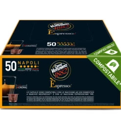 Caffè Vergnano 50 Capsules Napoli - Compatible Nespresso® - CAFFE VERGNANO