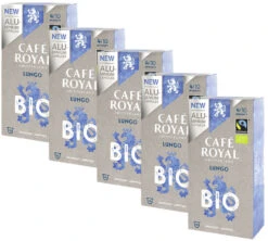 Pack 50 Capsules Lungo Bio - Compatibles Nespresso® - CAFE ROYAL