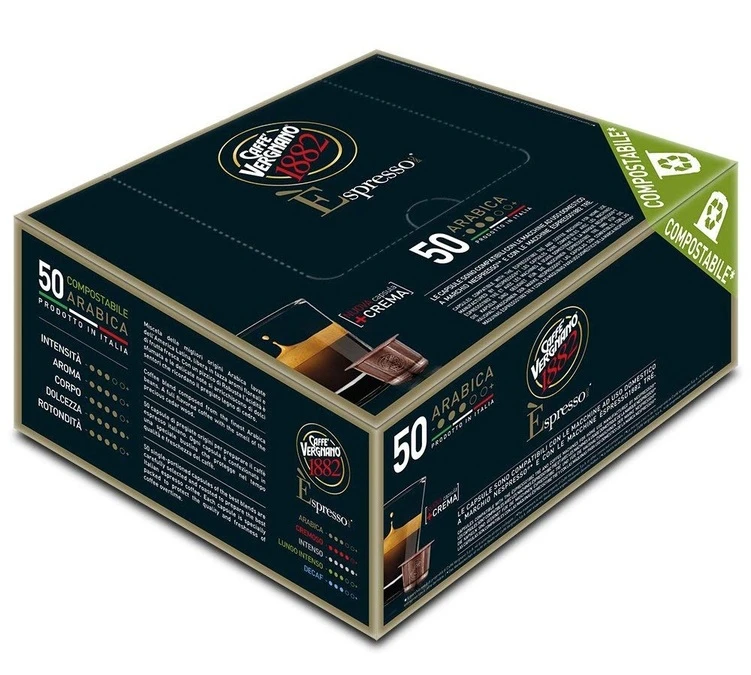 Caffè Vergnano 50 Capsules Espresso Arabica -compatible Nespresso® - CAFFE VERGNANO 3 Caffè Vergnano 50 Capsules Espresso Arabica -compatible Nespresso® - CAFFE VERGNANO
