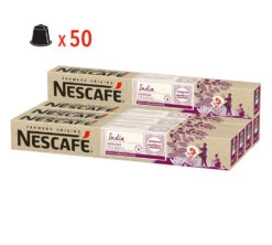 50 Capsules Origins India - Compatible Nespresso® - NESCAFE FARMERS