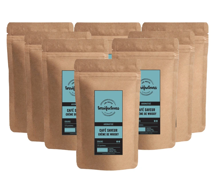 Café En Grains - Saveur Whisky - 1kg (8x125g) - Les Petits Torréfacteurs 3 Café En Grains - Saveur Whisky - 1kg (8x125g) - Les Petits Torréfacteurs