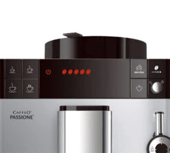 Melitta Caffeo Passione F530-101 Argent Cappuccinator -Kafftec Magasin Melitta Passione Silver3