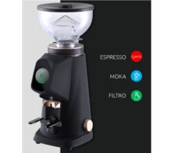 Moulin à Café Fiorenzato AllGround Noir Mat -Kafftec Magasin allground lights