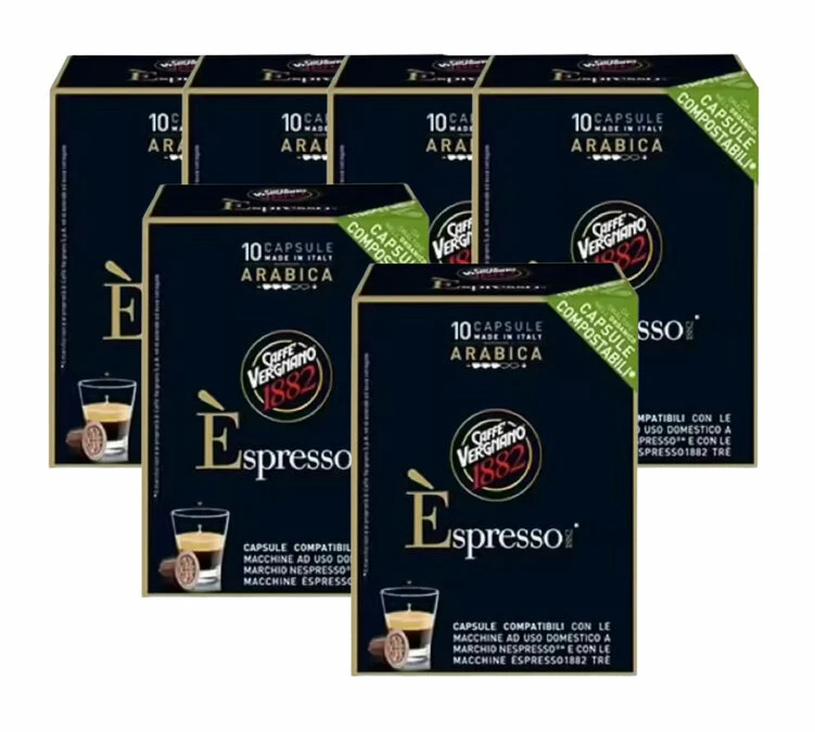 Caffè Vergnano Espresso Arabica - 60 Capsules Compatibles Nespresso® - CAFFE VERGNANO 3 Caffè Vergnano Espresso Arabica - 60 Capsules Compatibles Nespresso® - CAFFE VERGNANO