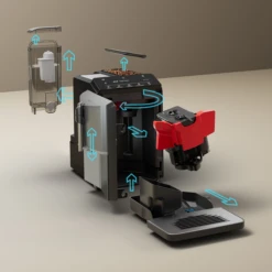 SIEMENS EQ300 - TF305E04 Inox Et Titane Métallisé - Garantie 3 Ans -Kafftec Magasin assemblage schema