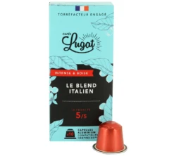50 Capsules Le Blend Italien - Compatibles Nespresso® - CAFÉS LUGAT -Kafftec Magasin b3 9