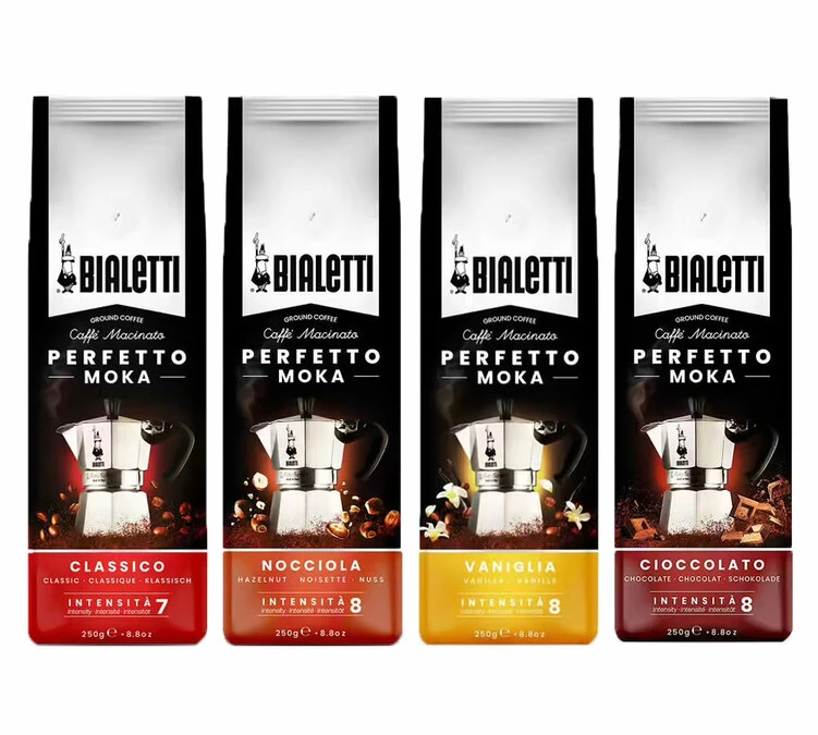 Pack Découverte Classique Aromatisés - Cafés Moulu 4x250g - BIALETTI 3 Pack Découverte Classique Aromatisés - Cafés Moulu 4x250g - BIALETTI