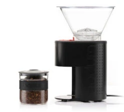 Moulin à Café BODUM Bistro 10903-01EURO-3 Noir Avec Timer -Kafftec Magasin bodum bistro 10903 01euro 3 3