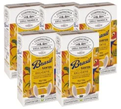Pack 50 Capsules Santos Brasil - Compatible Nespresso® - CAFFE CORSINI
