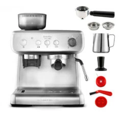 Machine Expresso Avec Broyeur BREVILLE Barista Max VCF126X-01 -Kafftec Magasin breville baristamax 4