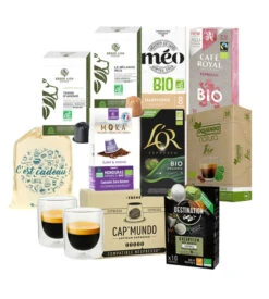 Rendez-vous En Terre Bio - Pack Cadeau Café Bio Capsules Compatibles Nespresso®