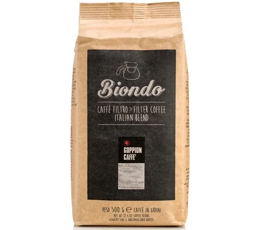 Café En Grains Biondo (torréfaction Filtre) 100% Arabica - 500g - Goppion Caffe 3 Café En Grains Biondo (torréfaction Filtre) 100% Arabica - 500g - Goppion Caffe