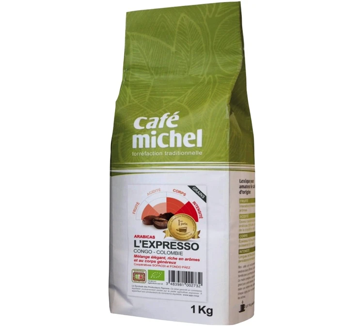 Meilleur Mélange Pour Expresso Bio 2016 - 1Kg - Café Michel 4 Meilleur Mélange Pour Expresso Bio 2016 - 1Kg - Café Michel – Image 2