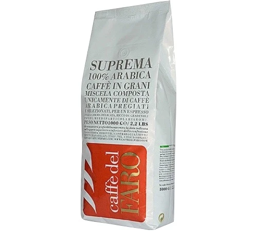 1kg Café En Grain Suprema 100% Arabica - CAFFE DEL FARO 3 1kg Café En Grain Suprema 100% Arabica - CAFFE DEL FARO
