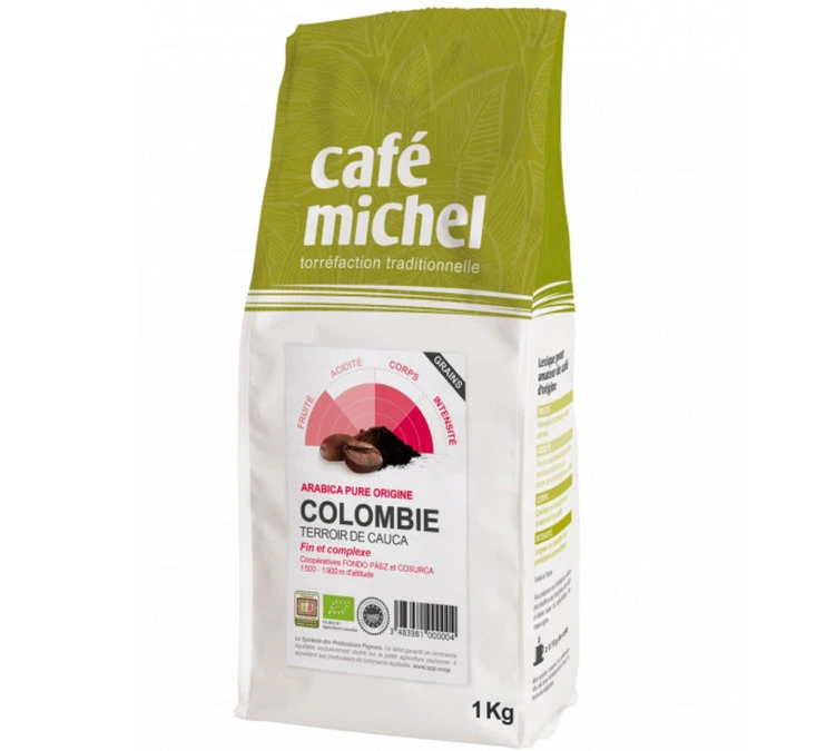 Café En Grains Bio Colombie - 1 Kg - Café Michel 3 Café En Grains Bio Colombie - 1 Kg - Café Michel