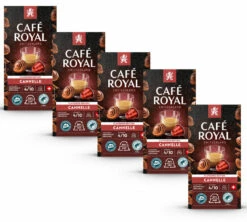 Pack 50 Capsules Compatibles Nespresso®- Cannelle - CAFÉ ROYAL