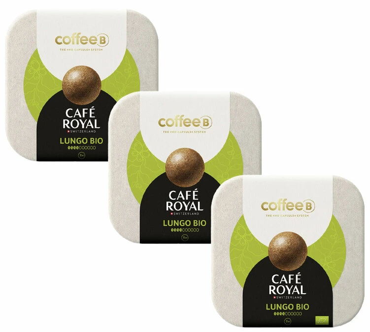 27 Boules De Café Lungo Bio Compatible CoffeeB - CAFÉ ROYAL 3 27 Boules De Café Lungo Bio Compatible CoffeeB - CAFÉ ROYAL
