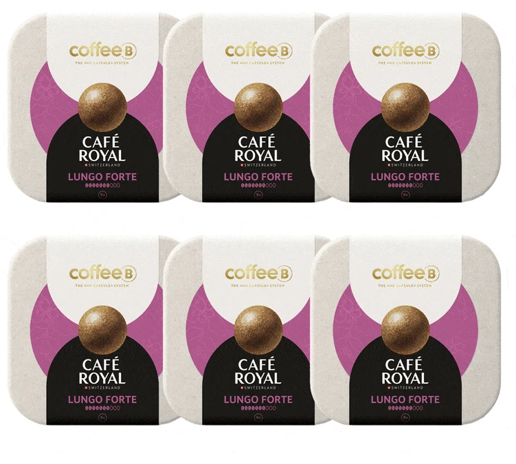 54 Boules De Café Lungo Forte Compatible CoffeeB - CAFE ROYAL 3 54 Boules De Café Lungo Forte Compatible CoffeeB - CAFE ROYAL