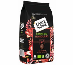 1 Kg Café En Grain Bio Honduras - Carte Noire -Kafftec Magasin cafeengrainbiocartenoirehondurasprofildroitkg