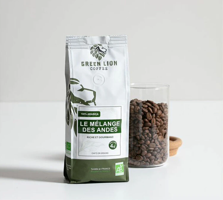 1kg Café En Grain Bio Le Mélange Des Andes - GREEN LION COFFEE 4 1kg Café En Grain Bio Le Mélange Des Andes - GREEN LION COFFEE – Image 2