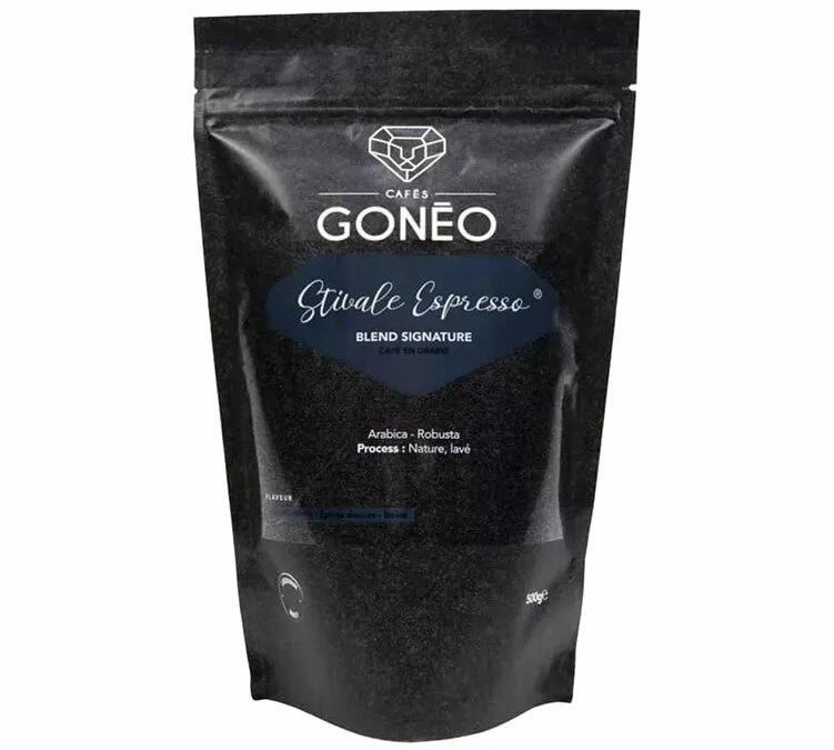 500 G Café En Grain Stivale Espresso® - Cafés Gonéo 3 500 G Café En Grain Stivale Espresso® - Cafés Gonéo