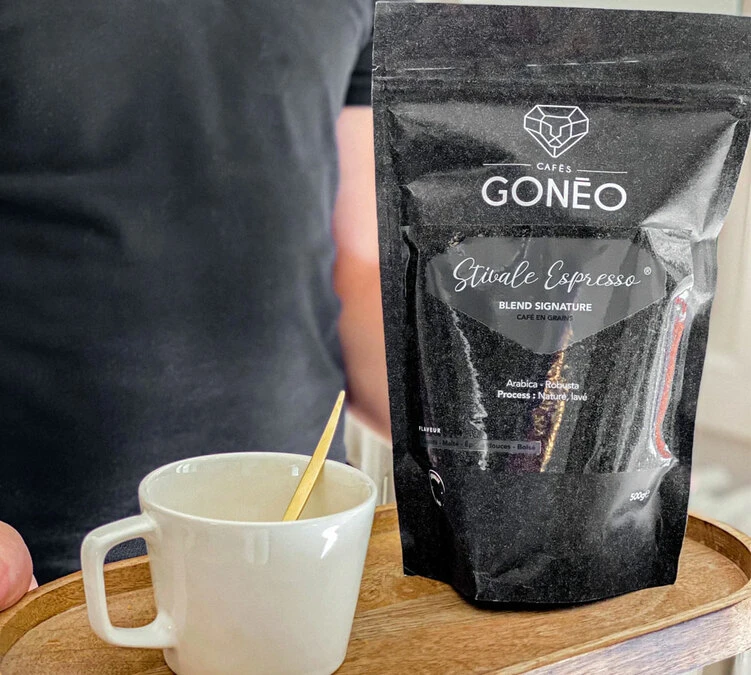 500 G Café En Grain Stivale Espresso® - Cafés Gonéo 4 500 G Café En Grain Stivale Espresso® - Cafés Gonéo – Image 2