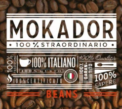 1kg Café En Grain 100% Straordinario Gran Miscela - MOKADOR -Kafftec Magasin cafeengrainmokadorcastellarimarque