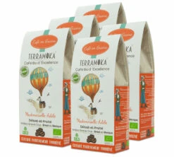 5X200g - Café En Grain 100% Arabica Bio Mademoiselle Adèle - TERRAMOKA