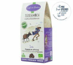 Café En Grains 100% Arabica Bio Ines - Papouasie - 200g - TERRAMOKA -Kafftec Magasin cafeengrainterramokaines200g
