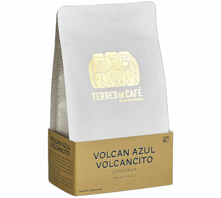250g Café En Grains Terres De Café Volcancito Costa Rica 3 250g Café En Grains Terres De Café Volcancito Costa Rica