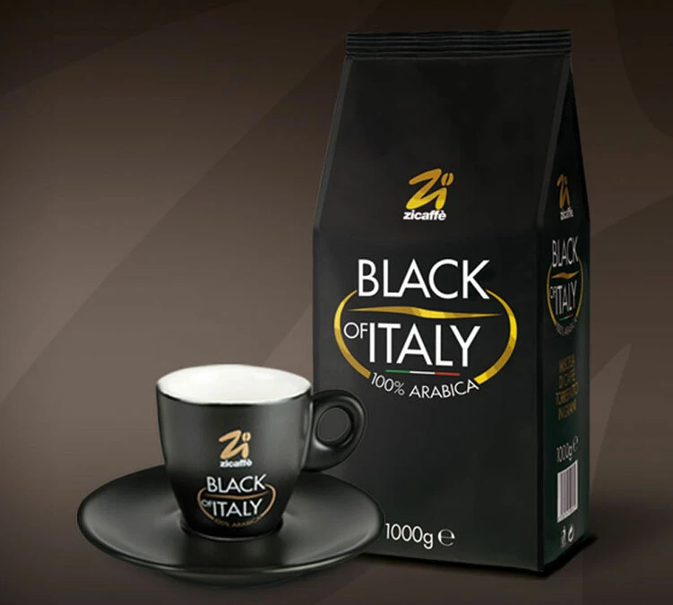 1 Kg Café En Grain Black Of Italy Zicaffè 10 1 Kg Café En Grain Black Of Italy Zicaffè – Image 8