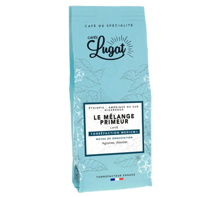 Café Moulu : Le Mélange Primeur (M) - 250g - Cafés Lugat 3 Café Moulu : Le Mélange Primeur (M) - 250g - Cafés Lugat