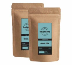 2x250g Café En Grain 100% Arabica Cuba - LES PETITS TORREFACTEURS
