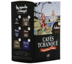 50 Capsules Andernos - Compatible Nespresso® - CAFES TCHANQUE -Kafftec Magasin capsules cafe andernos 1