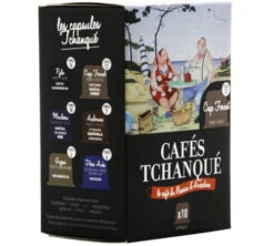 50 Capsules Cap Ferret - Nespresso® Compatible - CAFES TCHANQUE 5 50 Capsules Cap Ferret - Nespresso® Compatible - CAFES TCHANQUE -Kafftec Magasin capsules cafes tchanque ferret 1