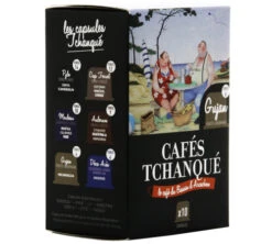 50 Capsules Gujan - Compatibles Nespresso® - CAFES TCHANQUE -Kafftec Magasin capsules cafes tchanque gujan 1