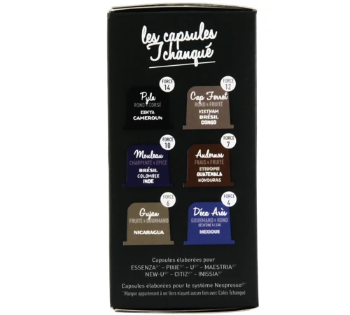 Pack Découverte 60 Capsules - Compatible Nespresso® - CAFES TCHANQUE 4 Pack Découverte 60 Capsules - Compatible Nespresso® - CAFES TCHANQUE – Image 2