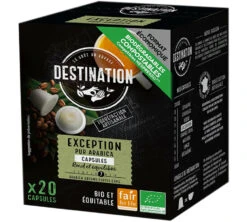 20 Capsules Exception Pur Arabica Bio Compatibles Nespresso® - DESTINATION