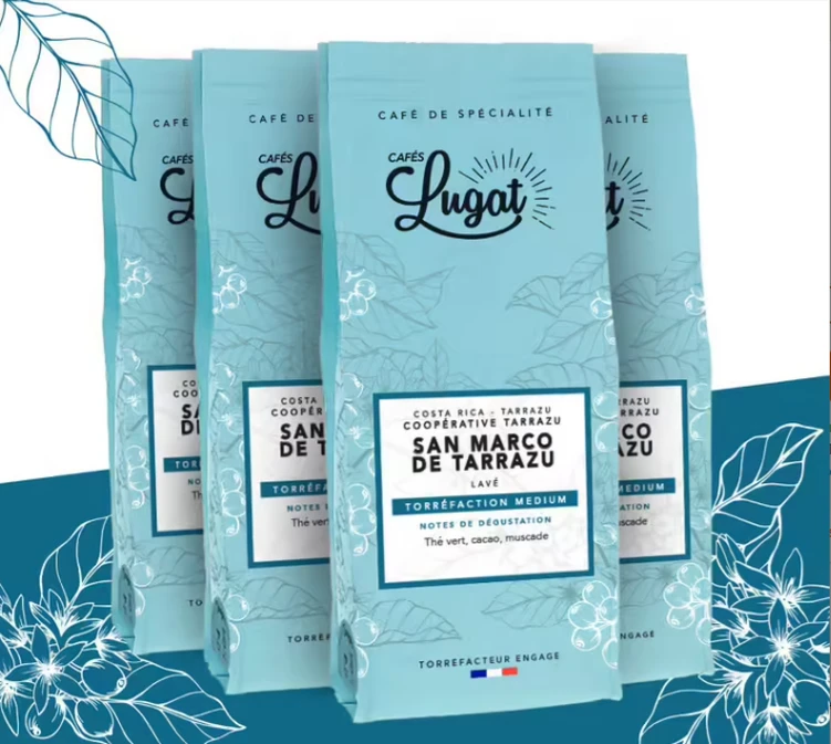 Café En Grains : Costa Rica - San Marco De Tarrazu - 1kg - Cafés Lugat 4 Café En Grains : Costa Rica - San Marco De Tarrazu - 1kg - Cafés Lugat – Image 2