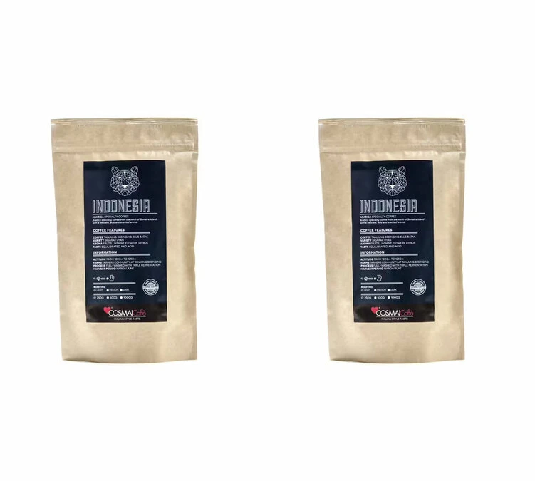 2 X 250g Café En Grain Specialty Indonesia - Cosmai Caffè 3 2 X 250g Café En Grain Specialty Indonesia - Cosmai Caffè
