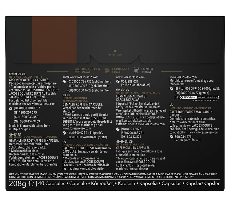 40 Capsules L'Or Forza Compatibles Nespresso® - L'OR ESPRESSO 4 40 Capsules L'Or Forza Compatibles Nespresso® - L'OR ESPRESSO – Image 2